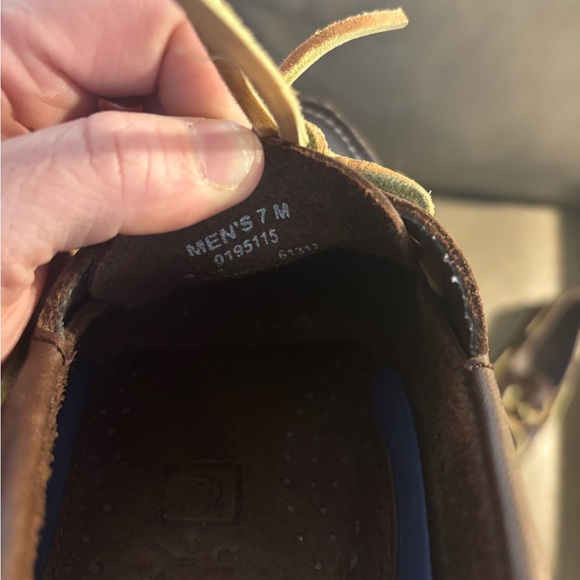 Sperry Dark Brown Leather Boat Shoes - Picture 4 of 5